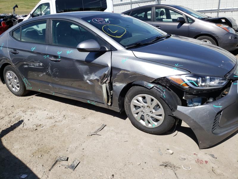 2018 HYUNDAI ELANTRA SE KMHD74LF0JU450676