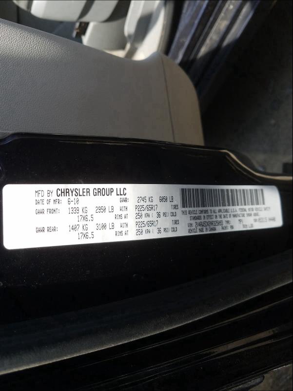 2010 VOLKSWAGEN ROUTAN SEL 2V4RW5DX2AR325093