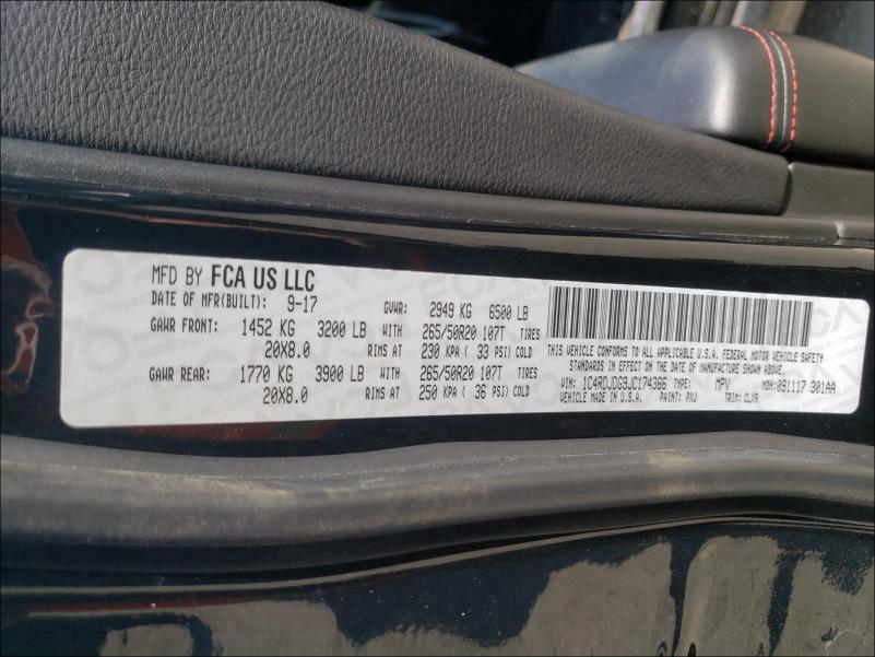 2018 DODGE DURANGO GT 1C4RDJDG9JC174366