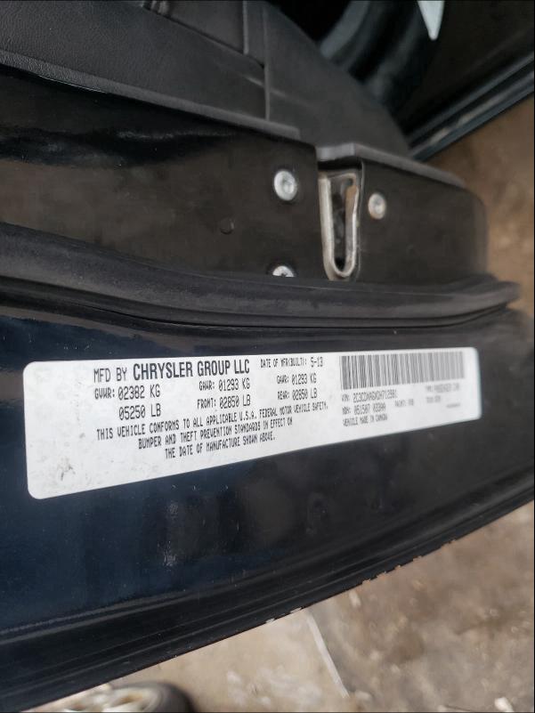 2013 DODGE CHARGER PO 2C3CDXAGXDH712981