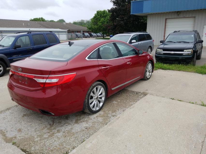 2012 HYUNDAI AZERA GLS KMHFH4JG3CA190893