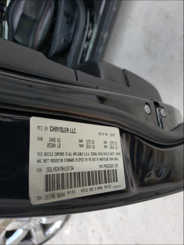 2B3LA53H78H157154 2008 Dodge Charger R/T