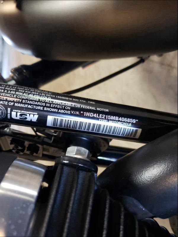2021 HARLEY-DAVIDSON XL883 N 1HD4LE215MB406859