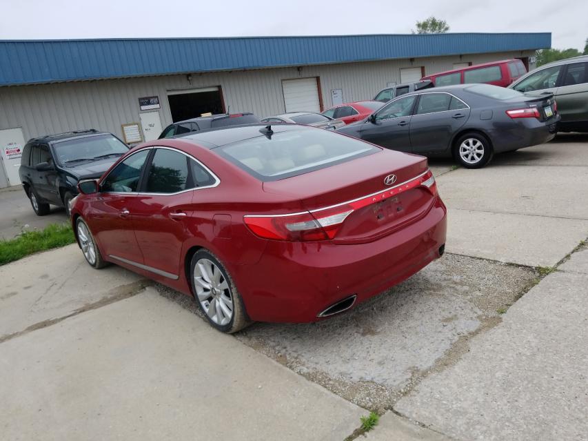2012 HYUNDAI AZERA GLS KMHFH4JG3CA190893