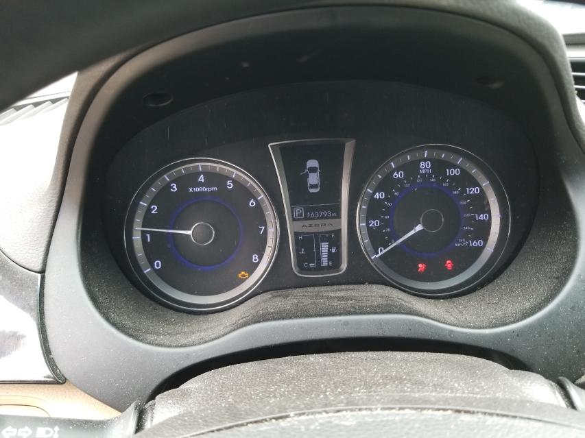 2012 HYUNDAI AZERA GLS KMHFH4JG3CA190893