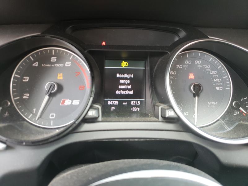 2013 AUDI S5 PREMIUM WAUCGAFRXDA034707