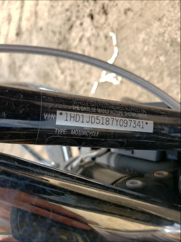 2007 HARLEY-DAVIDSON FLSTN 1HD1JD5187Y097341