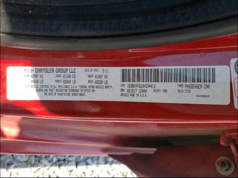 2011 DODGE AVENGER EX 1B3BD4FB6BN534012