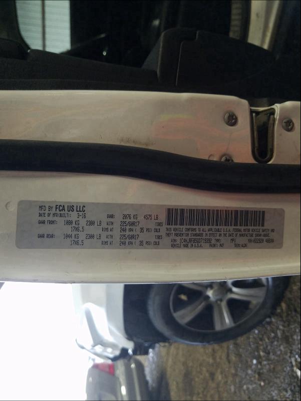 2016 JEEP PATRIOT LA 1C4NJRFB5GD719392