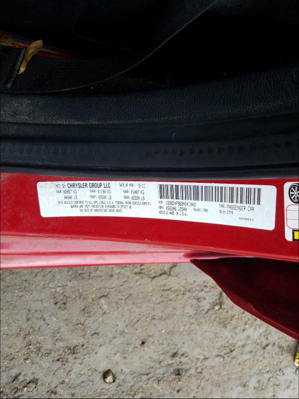 2011 DODGE AVENGER EX 1B3BD4FB6BN541042