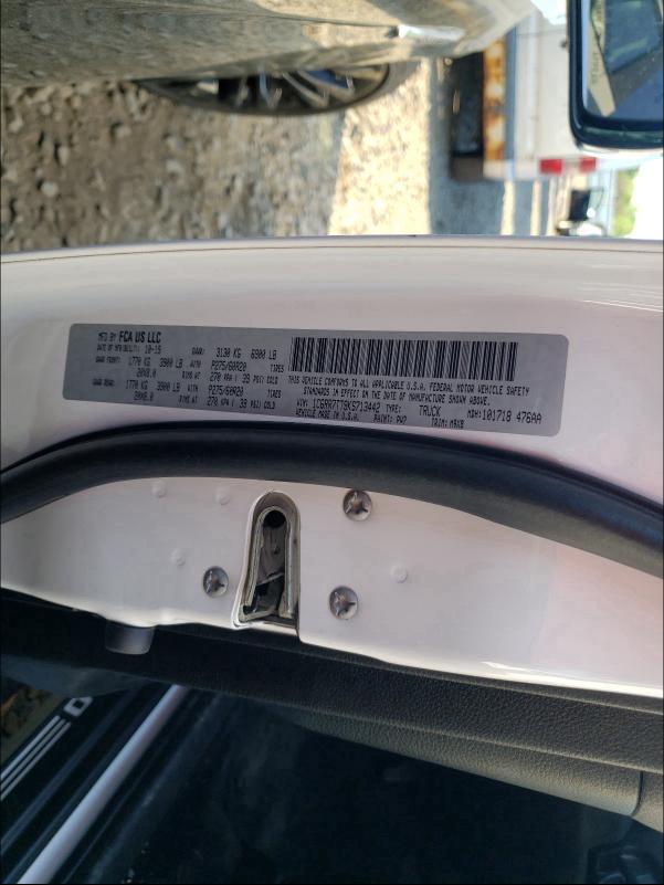 2019 RAM 1500 CLASS 1C6RR7TT9KS713442