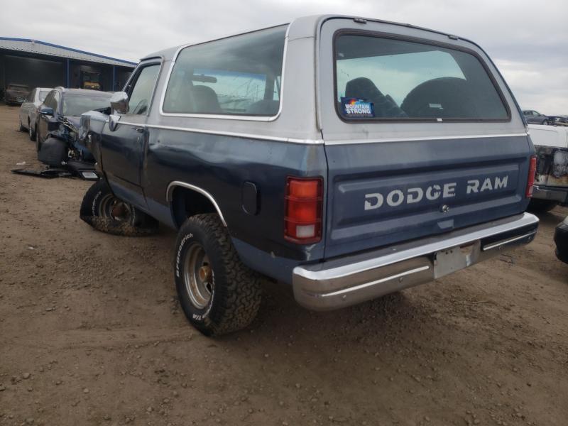 1988 DODGE RAMCHARGER - Right Front View