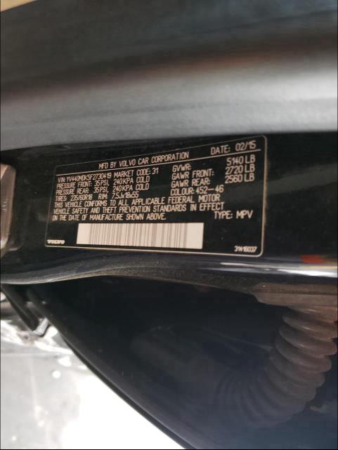 2015 VOLVO XC60 YV440MDK5F2730419