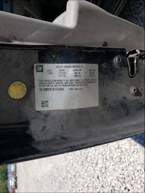 2010 CHEVROLET COBALT 1G1AB5F57A7133399