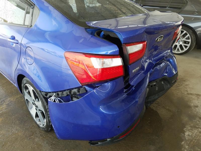 VIN: KNADN4123E6320618 Auction: COPART UAE Lot: 44645071 Location: DUBAI INDUSTRIAL CITY - DUBAI VIN: KNADN4123E6320618 KIA RIO 2014 BLUE Photo 9
