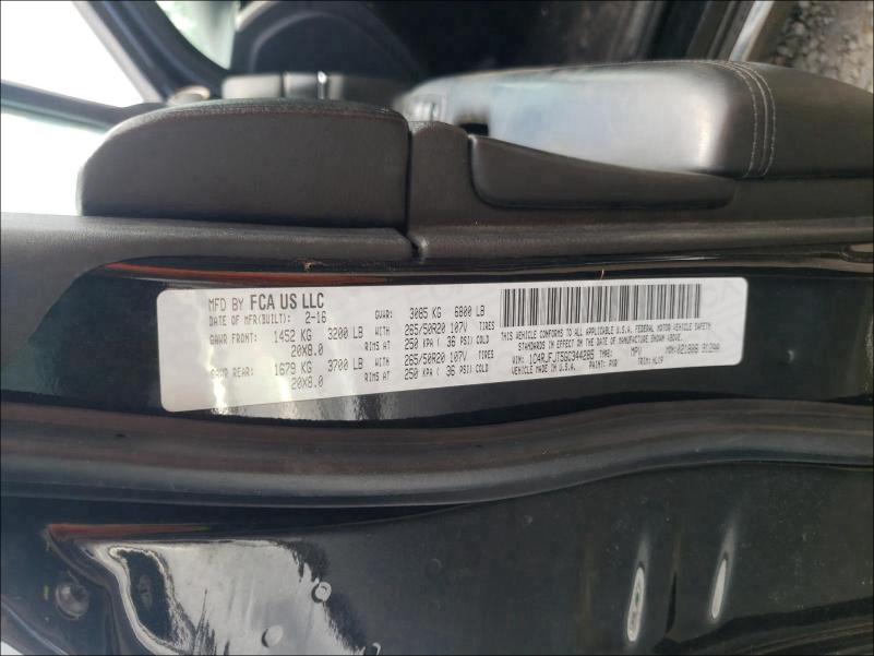 2016 JEEP GRAND CHER 1C4RJFJT5GC344285