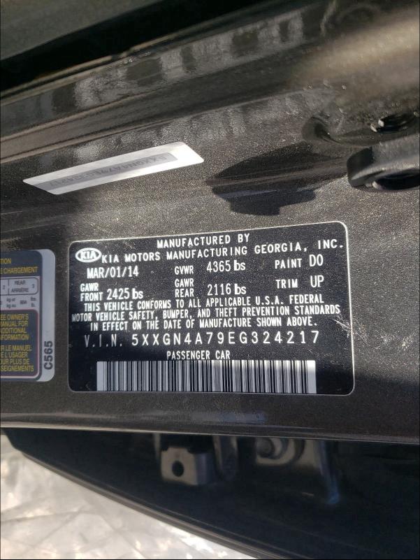 2014 KIA OPTIMA EX 5XXGN4A79EG324217