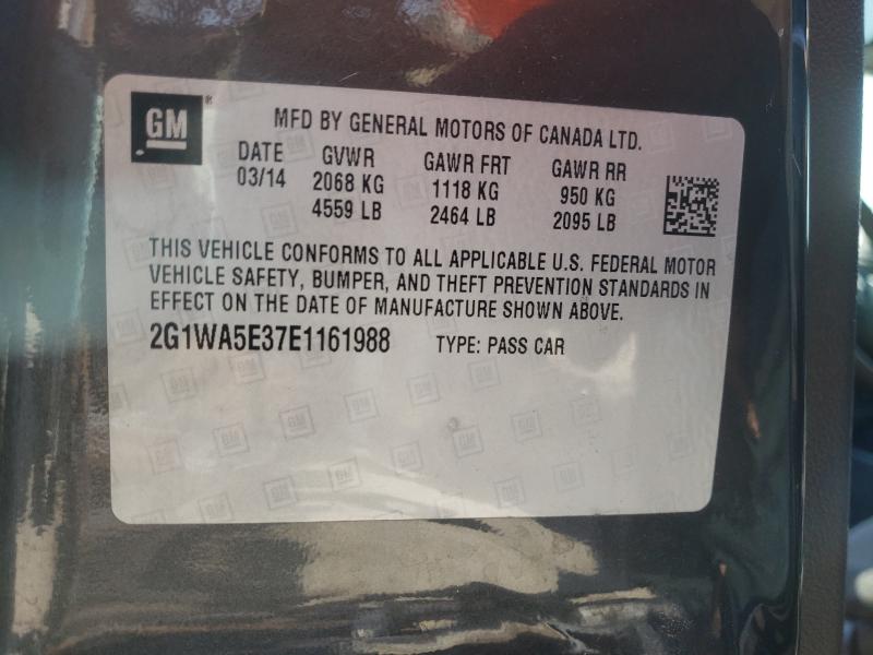 2014 CHEVROLET IMPALA LIM 2G1WA5E37E1161988