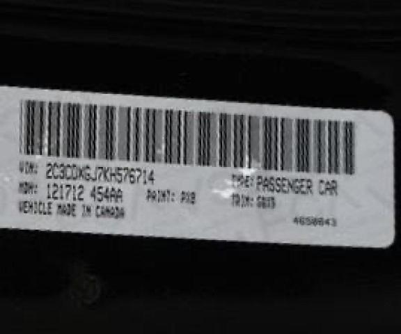 2019 DODGE CHARGER SC 2C3CDXGJ7KH576714