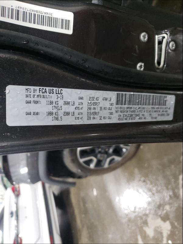 2019 JEEP COMPASS TR 3C4NJDDB8KT728497