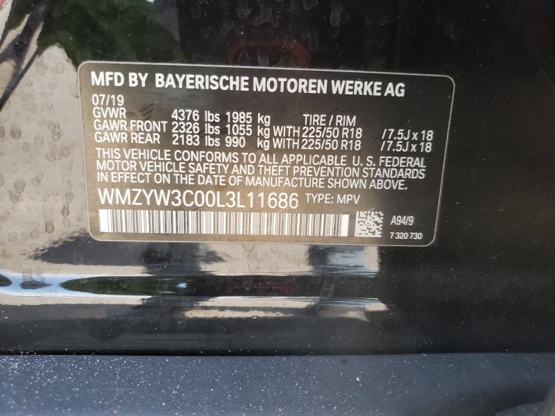 2020 MINI COOPER COU WMZYW3C00L3L11686