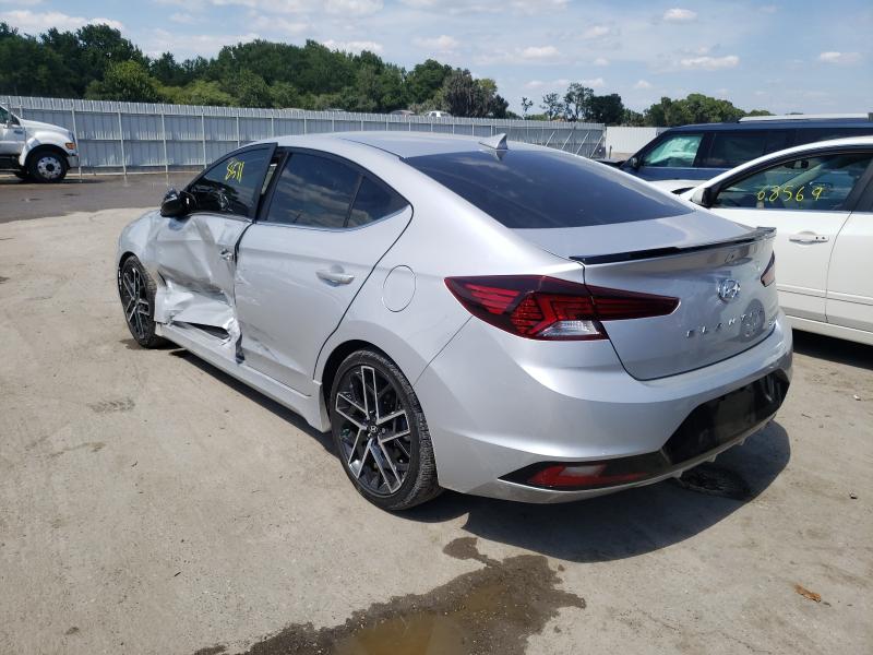 2019 HYUNDAI ELANTRA SP KMHD04LB9KU813608