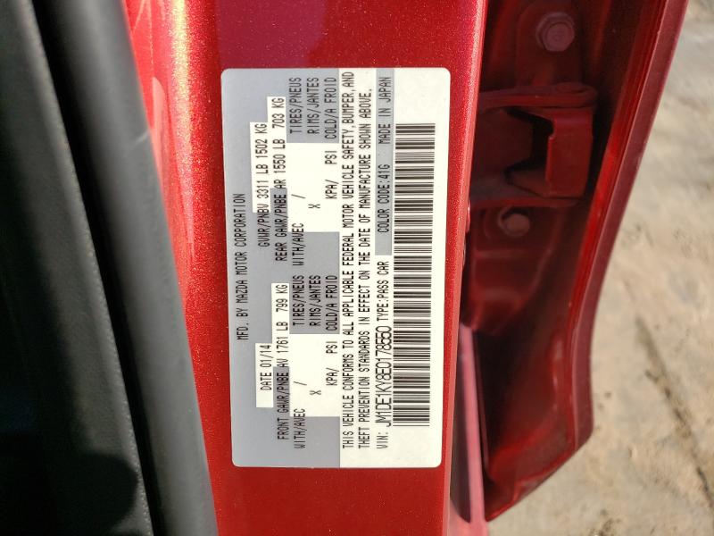 2014 MAZDA MAZDA2 SPO JM1DE1KY8E0178550