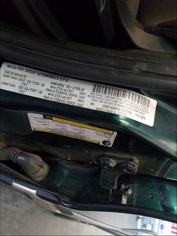 2014 FIAT 500L TREKK ZFBCFADH0EZ007196