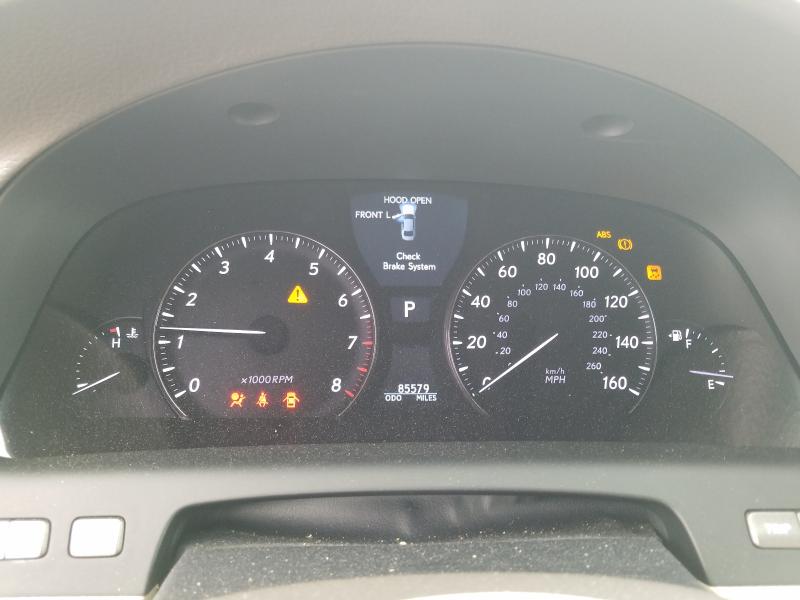 2012 LEXUS LS 460 JTHBL5EF6C5110132