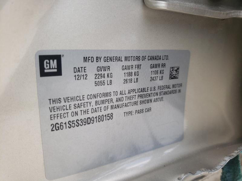 2013 CADILLAC XTS PREMIU 2G61S5S39D9180158