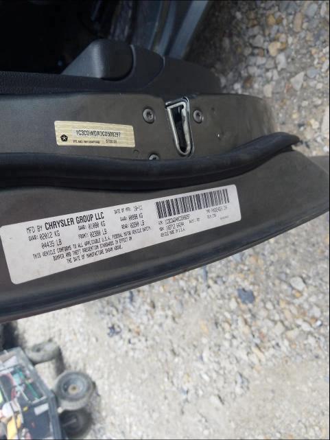 2012 DODGE CALIBER SX 1C3CDWDA0CD508297