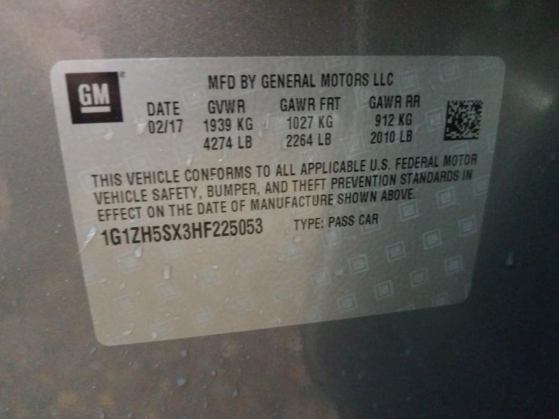 2017 CHEVROLET MALIBU PRE 1G1ZH5SX3HF225053