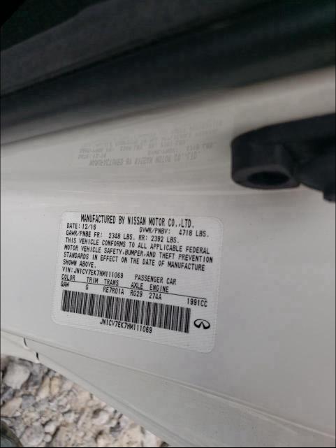 2017 INFINITI Q60 BASE JN1CV7EK7HM111069