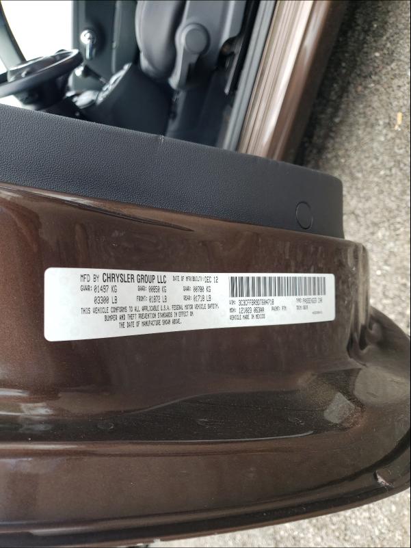 2013 FIAT 500 SPORT 3C3CFFBR9DT604718