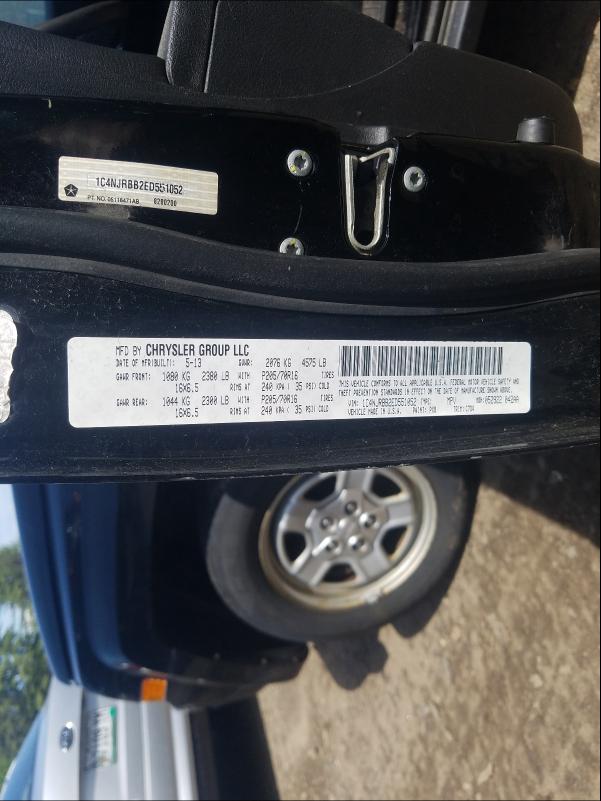 2014 JEEP PATRIOT 1C4NJRBB2ED551052