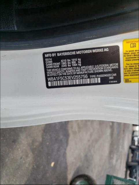 2014 BMW 228 I WBA1F5C53EV255756