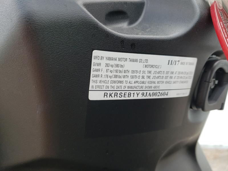 2018 YAMAHA YW125 RKRSEB1Y9JA002604