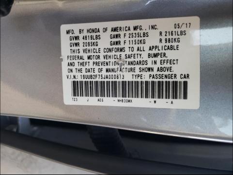 2018 ACURA TLX ADVANC 19UUB2F75JA000813