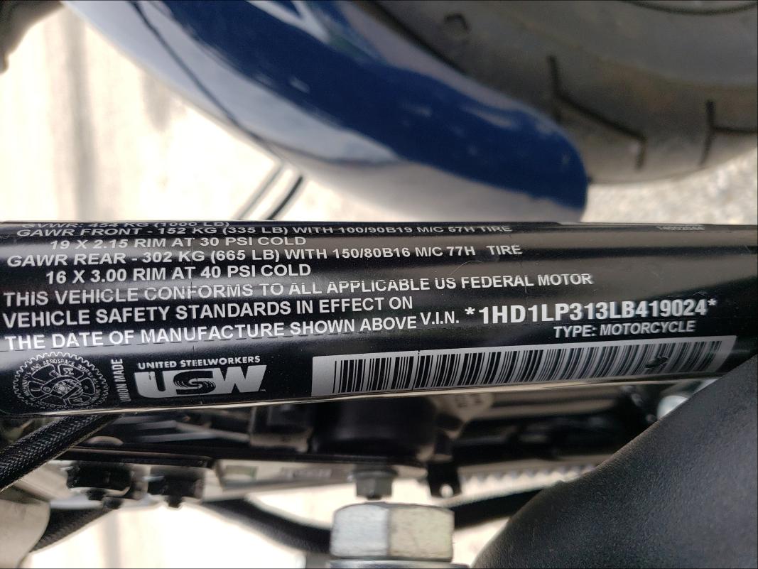 2020 HARLEY-DAVIDSON XL1200 NS 1HD1LP313LB419024