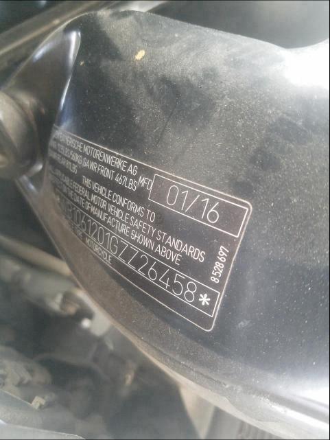 2016 BMW K1600 GTL WB1061201GZZ26458