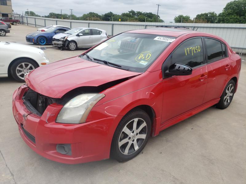 2012 NISSAN SENTRA 2.0 3N1AB6APXCL676575