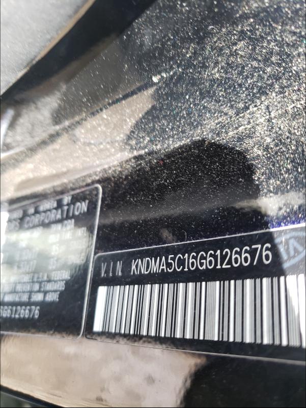 2016 KIA SEDONA L KNDMA5C16G6126676