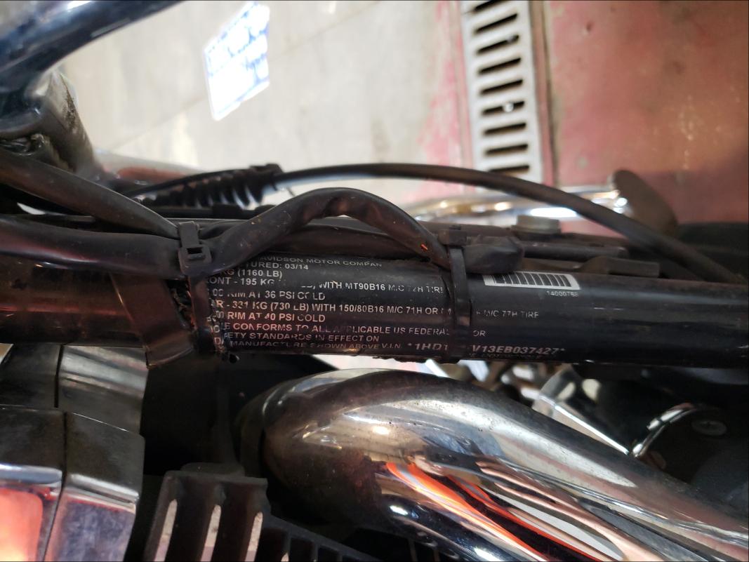 2014 HARLEY-DAVIDSON FLSTC HERI 1HD1BWV13EB037427