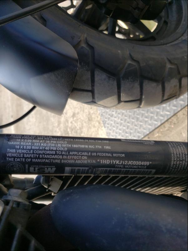 2018 HARLEY-DAVIDSON FXFB FAT B 1HD1YKJ12JC030499