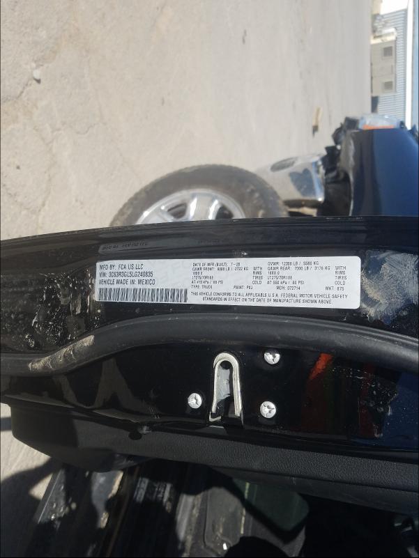 2020 RAM 3500 TRADE 3C63R3GL5LG240835