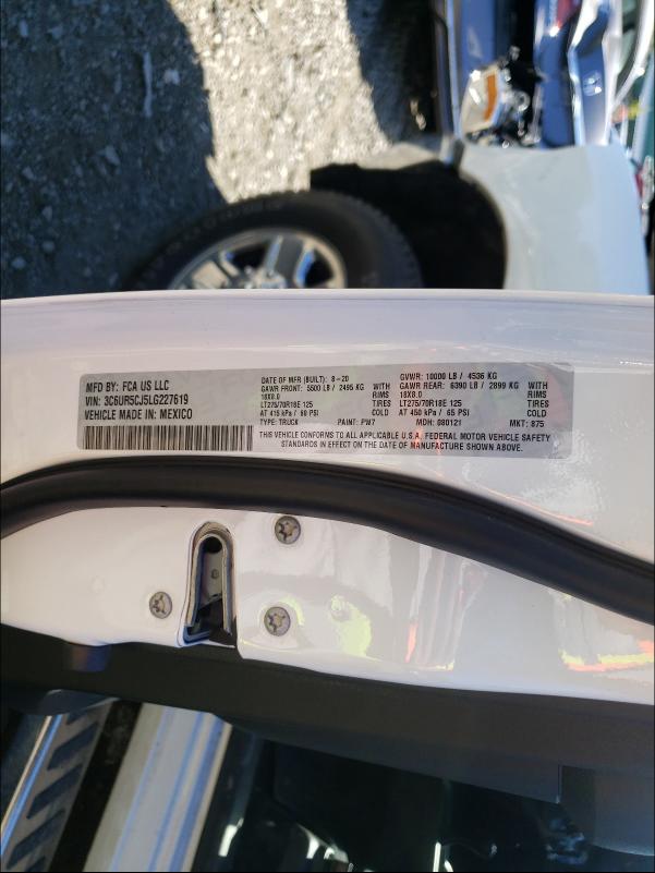 2020 RAM 2500 TRADE 3C6UR5CJ5LG227619