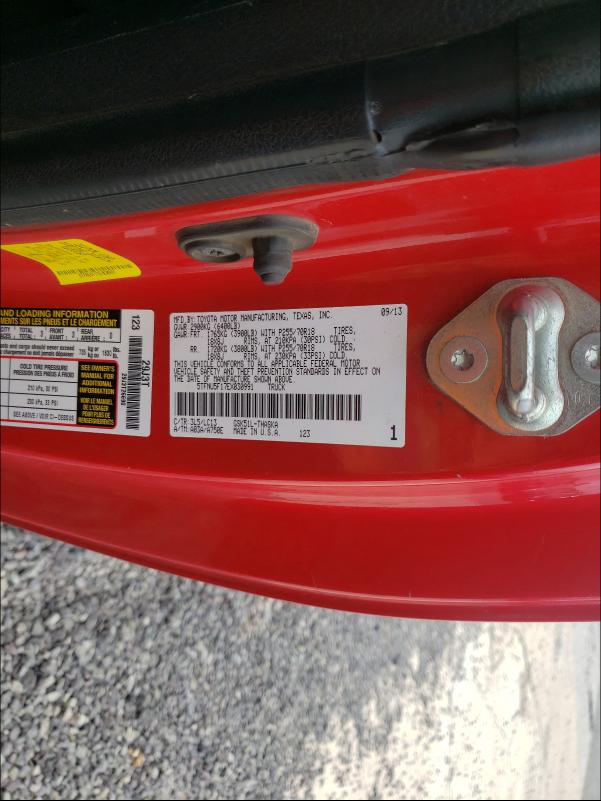2014 TOYOTA TUNDRA SR 5TFNU5F17EX030991
