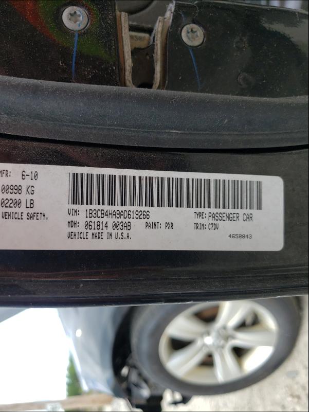 2010 DODGE CALIBER SX 1B3CB4HA9AD619266