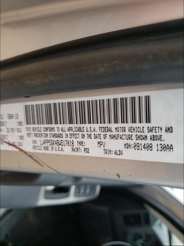 2011 JEEP LIBERTY LI 1J4PP5GK4BW517018