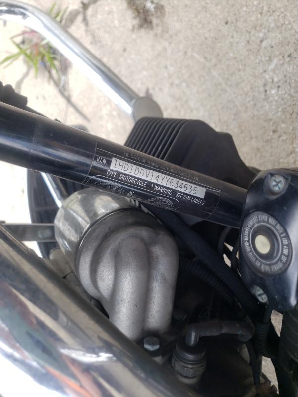 2000 HARLEY-DAVIDSON FLHT 1HD1DDV14YY634635